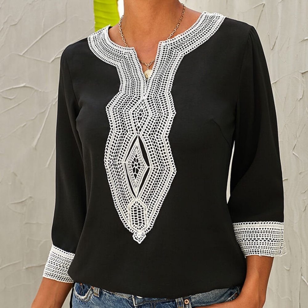 NEW Boho Crochet Blouse